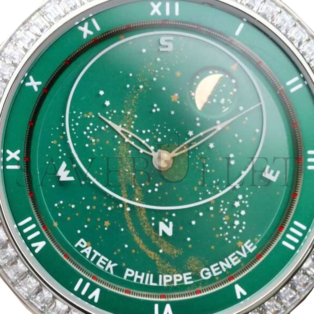 p**ek ph**ppe starry sky green F**e watch 5102r